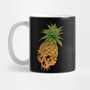 Skull Pineapple,Tropical Style Mug